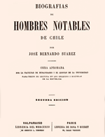 Cubierta para Biografías de hombres notables de Chile