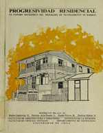 Cubierta para Progresividad residencial: Un estudio sociofísico del programa de mejoramiento de barrios