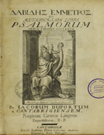Cubierta para Dabides emmetros, sive, Metaphrasis libri psalmorum graecis versibus contexta