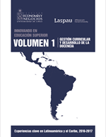 Cubierta para Innovando en la educación superior: experiencias clave en Latinoamérica y el Caribe 2016-2017. Volumen 1: gestión curricular y desarrollo de docencia