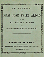 Cubierta para El jeneral don Fray José Félix Aldao o sea El Fraile Aldao