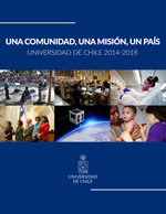 Cubierta para Una comunidad, una misión, un país: Universidad de Chile 2014-2018