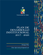 Cubierta para Plan de Desarrollo Institucional de la Universidad de Chile 2017 - 2026
