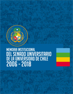 Cubierta para Memoria Institucional del Senado Universitario 2006 - 2018 - Universidad de Chile