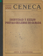 Cubierta para Identidad y exilio: poetas chilenos en Canadá