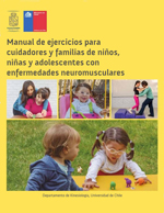 Cubierta para Manual de ejercicios para cuidadores y familias de niños, niñas y adolescentes con enfermedades neuromusculares