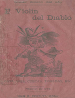 Cubierta para El violín del diablo: canciones, cuecas, tonadas, etc.