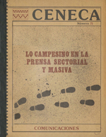 Cubierta para Lo campesino en la prensa sectorial y masiva: 1958-1983